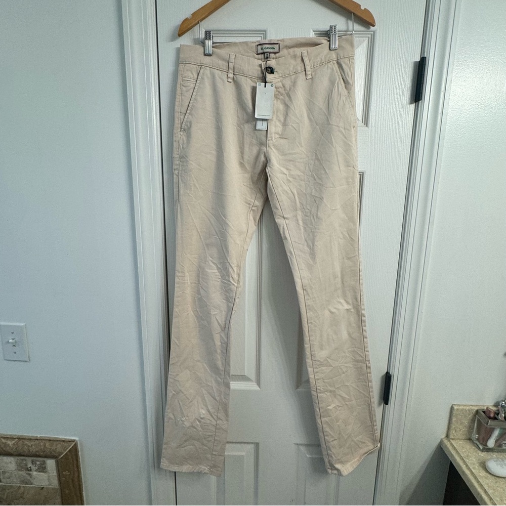 NWTS El Ganso Pants Sz 38 34" Inseam Tan